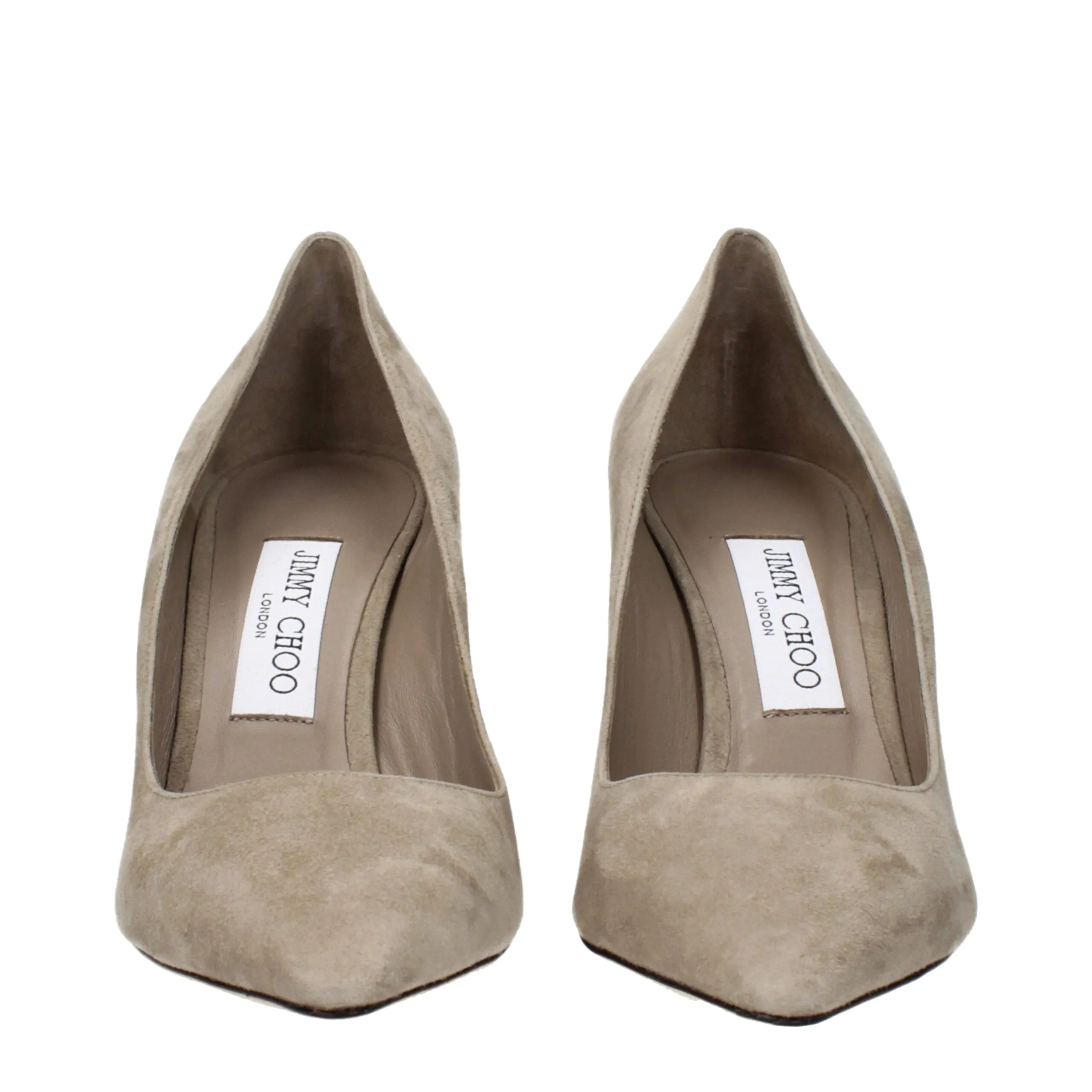 Jimmy Choo Gray Leather High Heel Pumps sold by Siebentaschen product image thumbnail 3