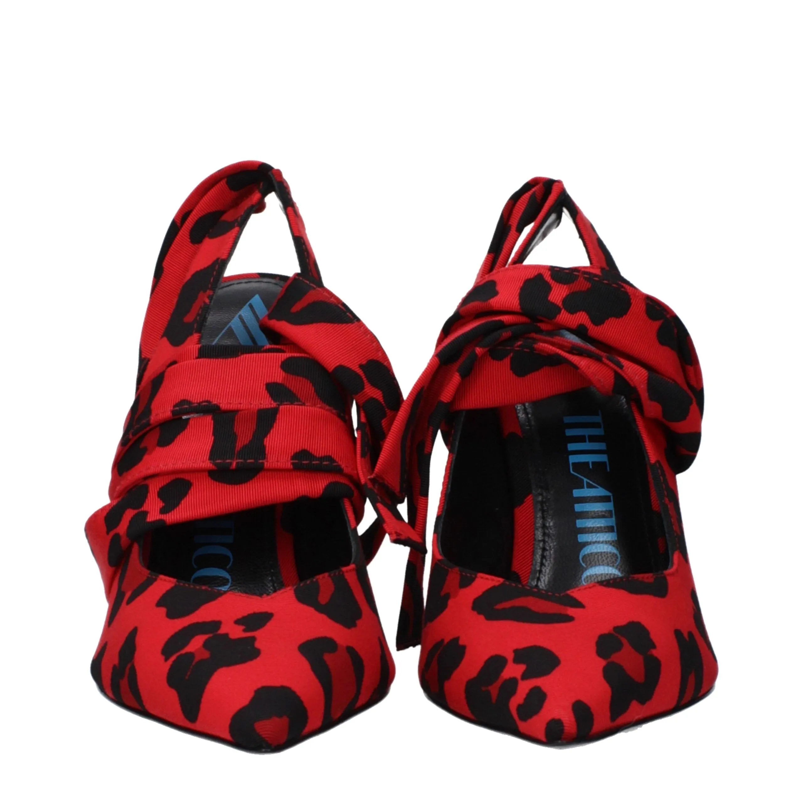 The Attico Red Fabric High Heel Pumps sold by Siebentaschen product image thumbnail 3