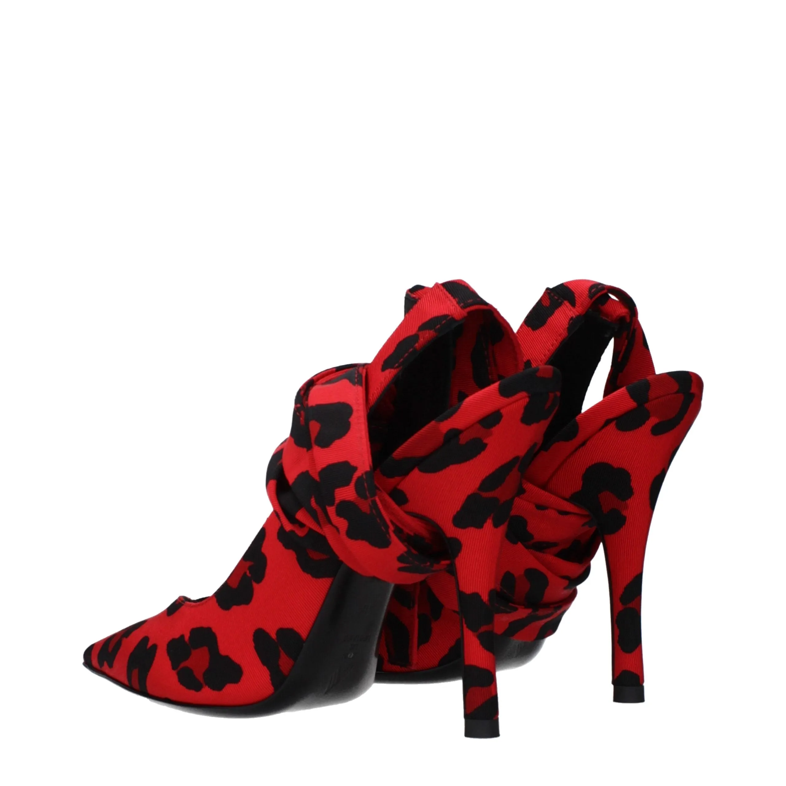 The Attico Red Fabric High Heel Pumps sold by Siebentaschen product image thumbnail 4