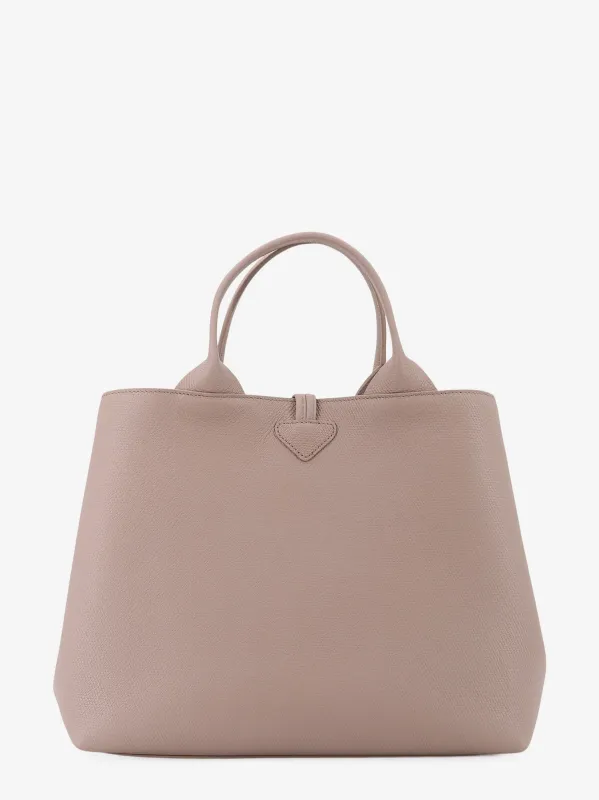 LONGCHAMP PARIS Le Roseau L leather handbag sold by Siebentaschen