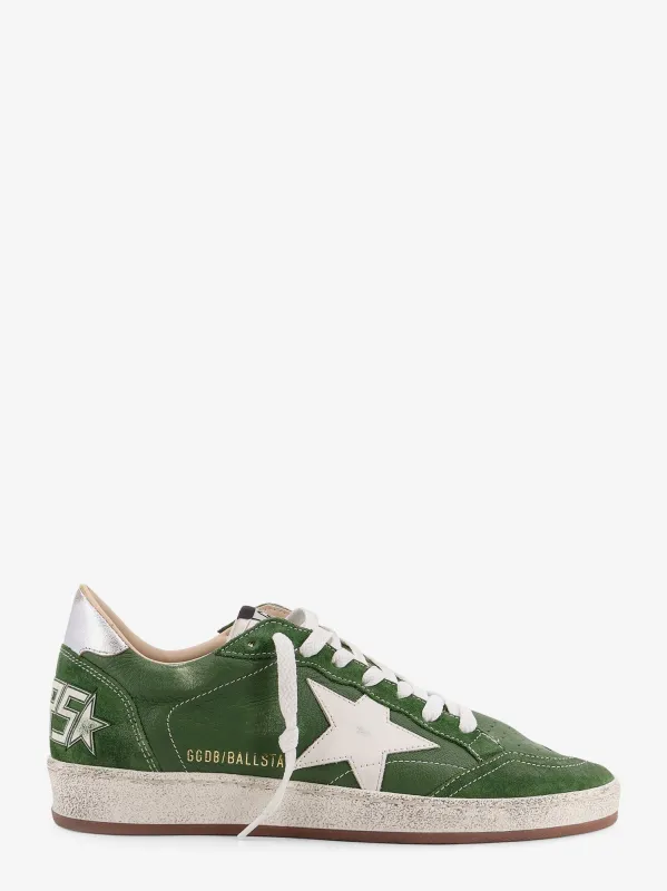Golden Goose Deluxe Brand Ball-Star leather sneakers with embossed iconic detail sold by Siebentaschen