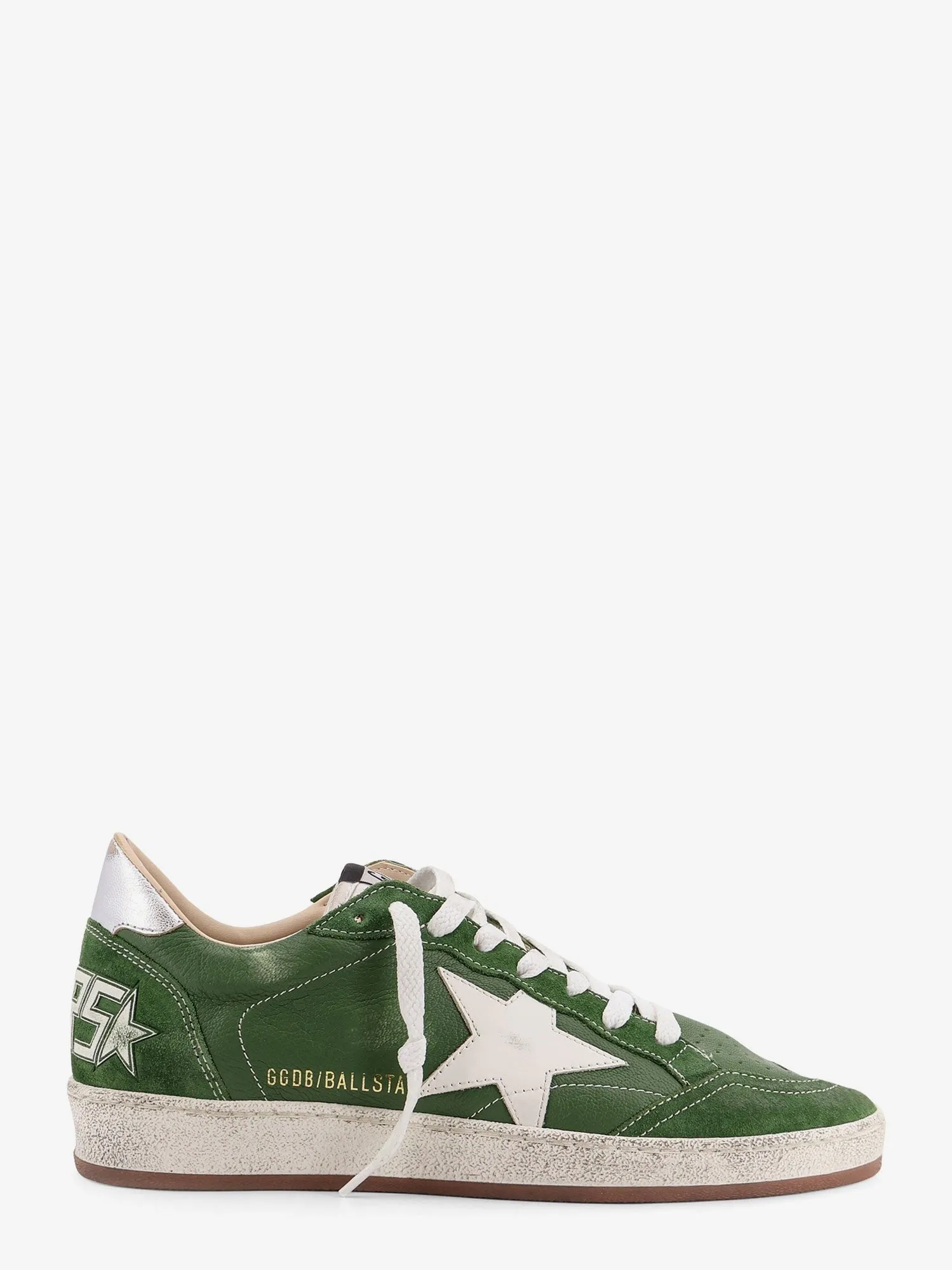 Golden Goose Deluxe Brand Ball-Star leather sneakers with embossed iconic detail sold by Siebentaschen