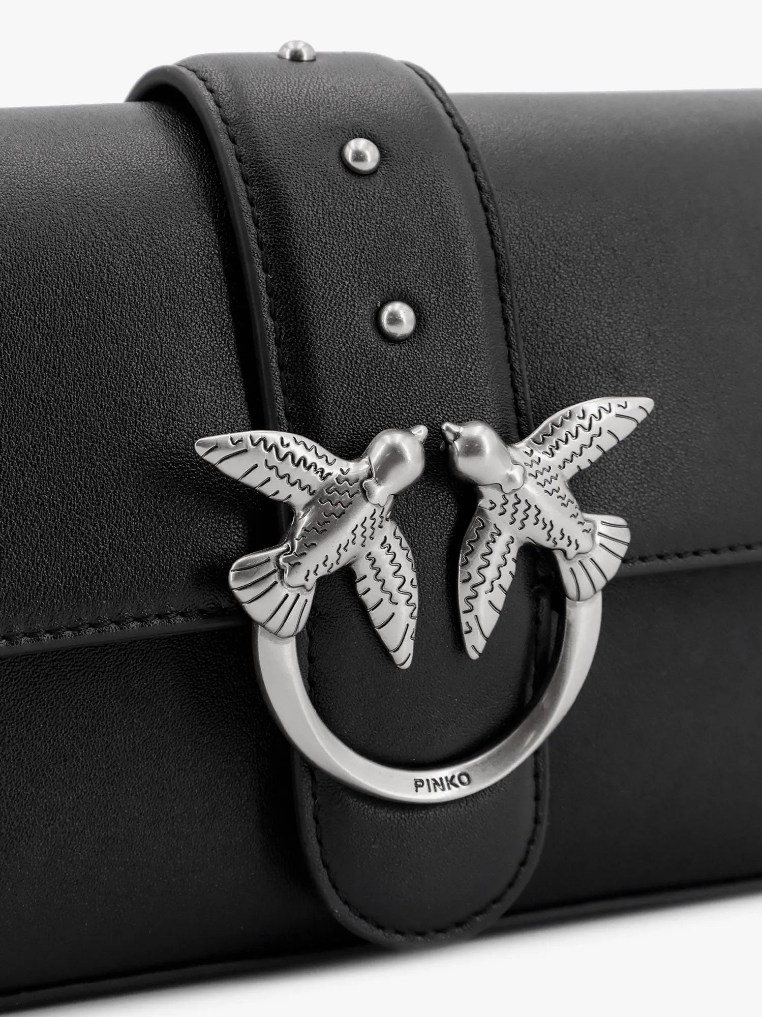 Pinko Love one mini leather shoulder bag sold by Siebentaschen product image thumbnail 5