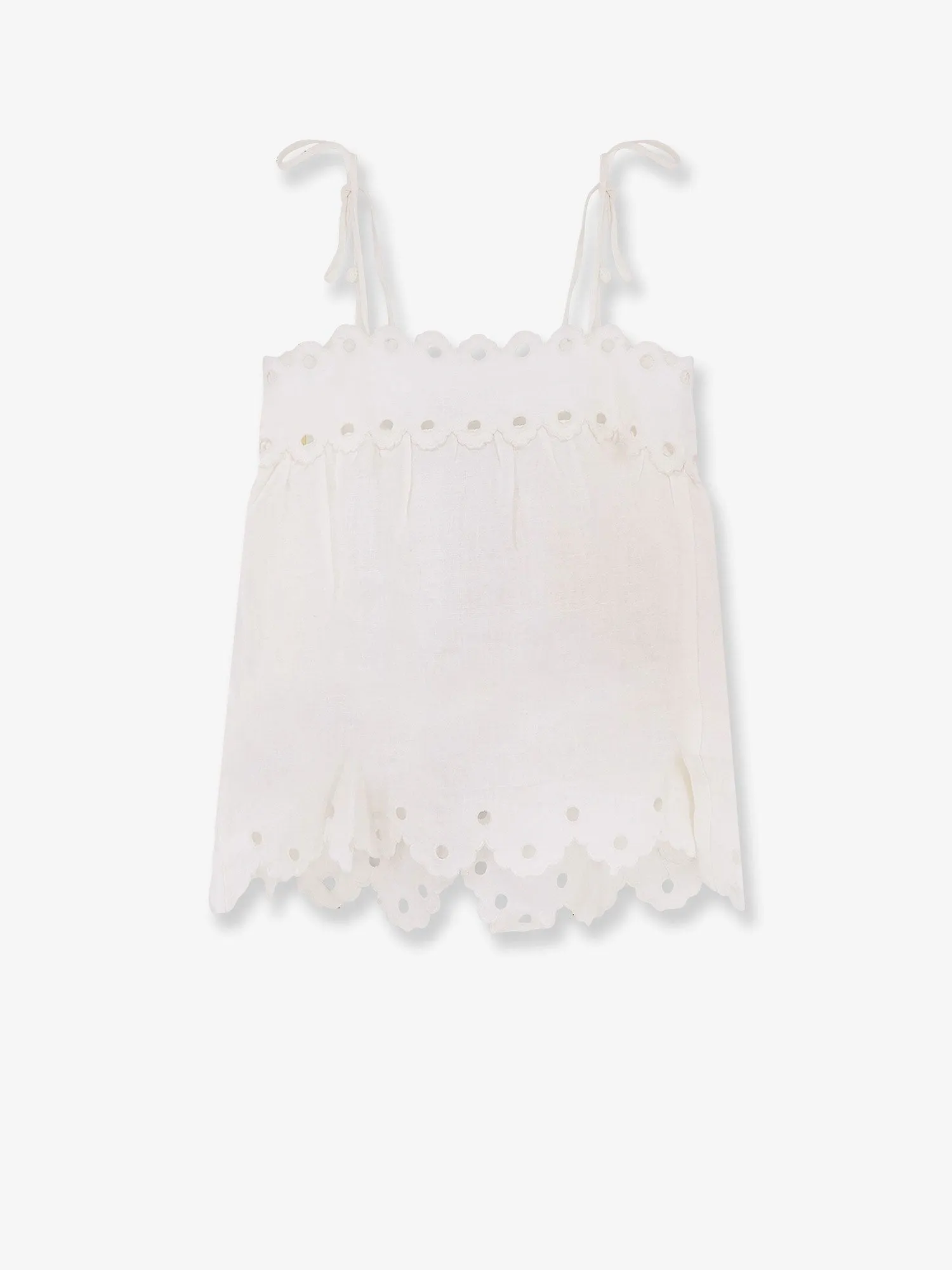 FARM RIO Perforated linen top sold by Siebentaschen product image thumbnail 4