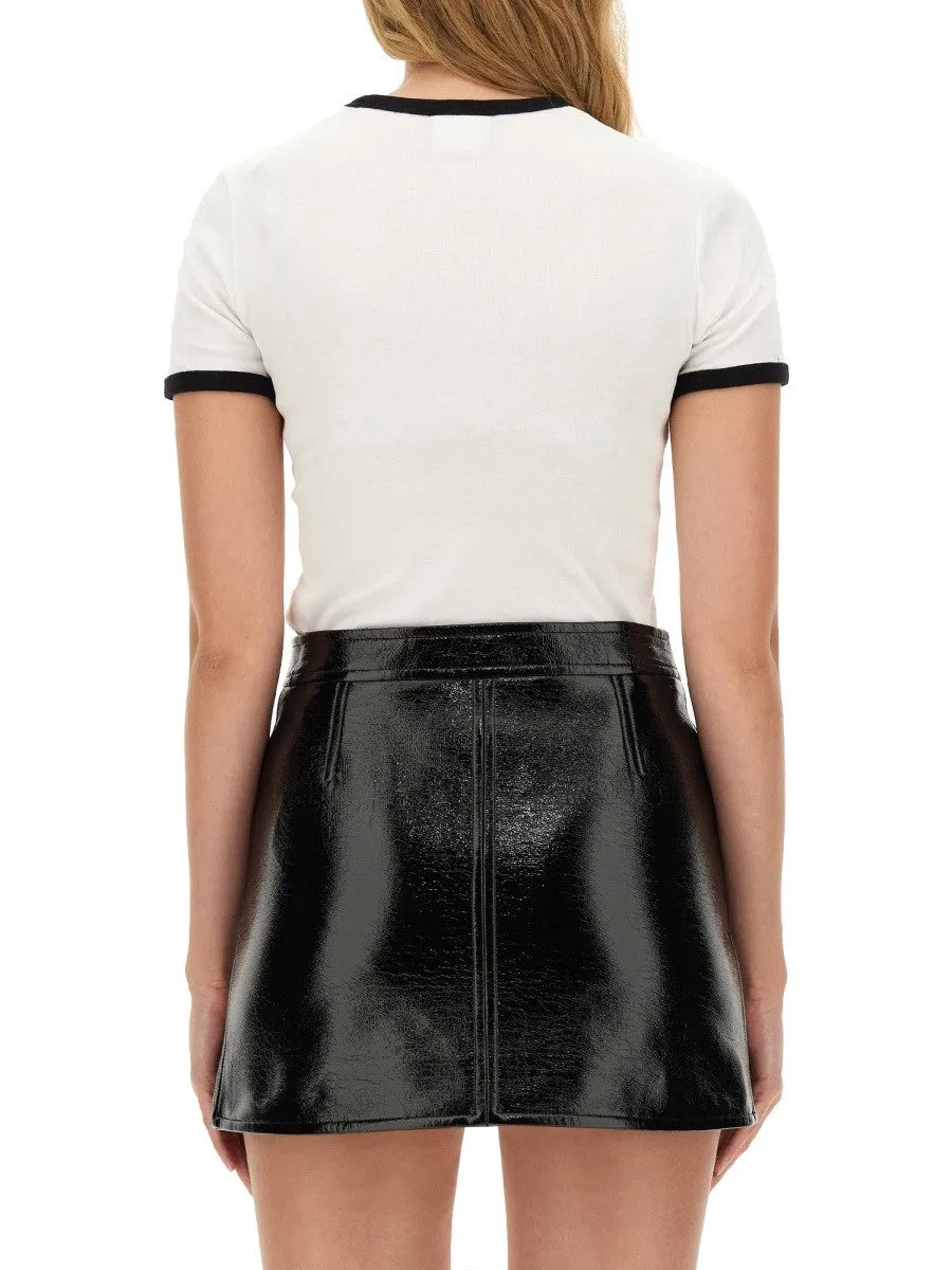 COURREGES T-SHIRT WITH LOGO sold by Siebentaschen product image thumbnail 4