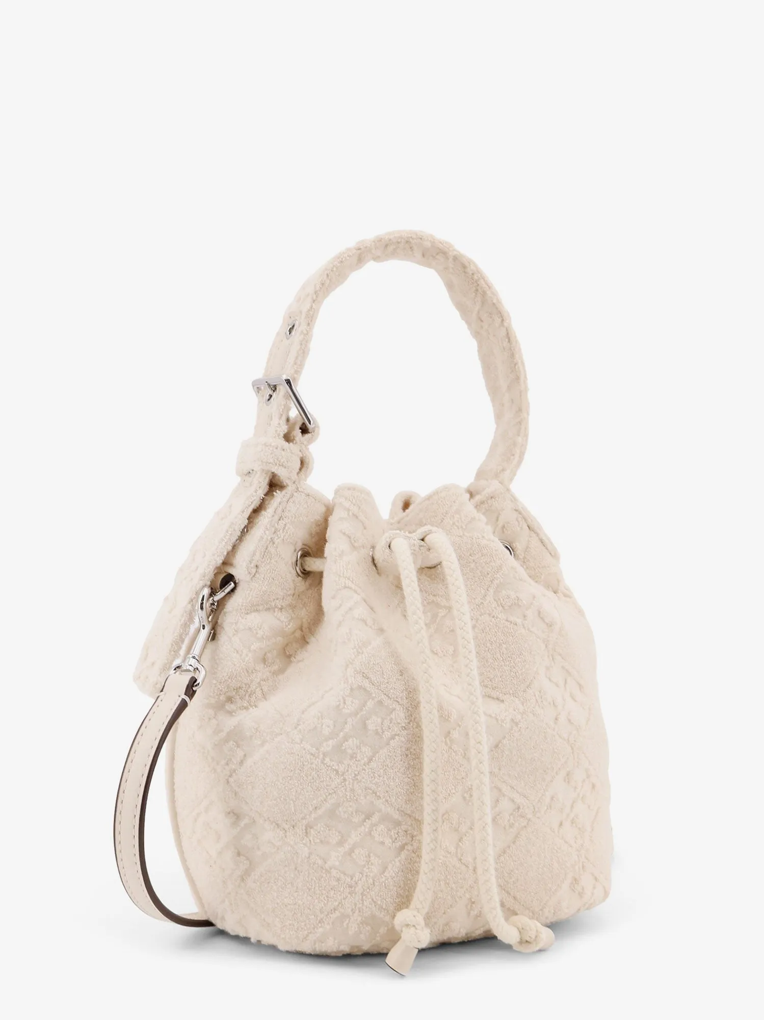 Tory Burch T Monogram Terry Mini canvas bucket bag sold by Siebentaschen product image thumbnail 3