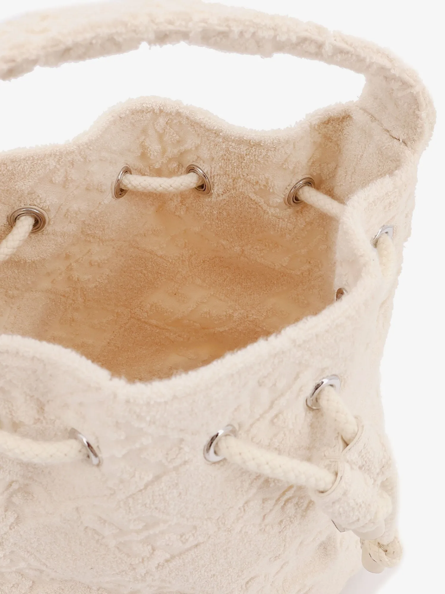 Tory Burch T Monogram Terry Mini canvas bucket bag sold by Siebentaschen product image thumbnail 4