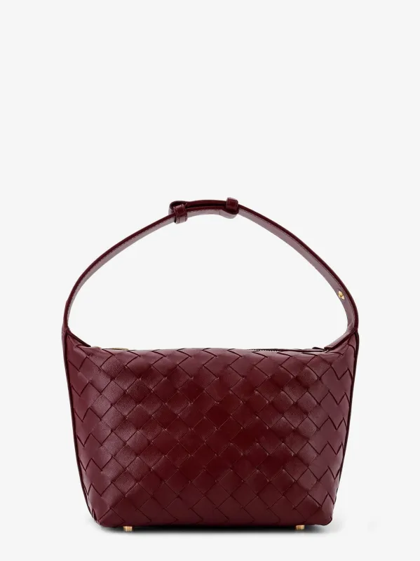 Bottega Veneta Wallace leather shoulder bag with Intrecciato motif sold by Siebentaschen