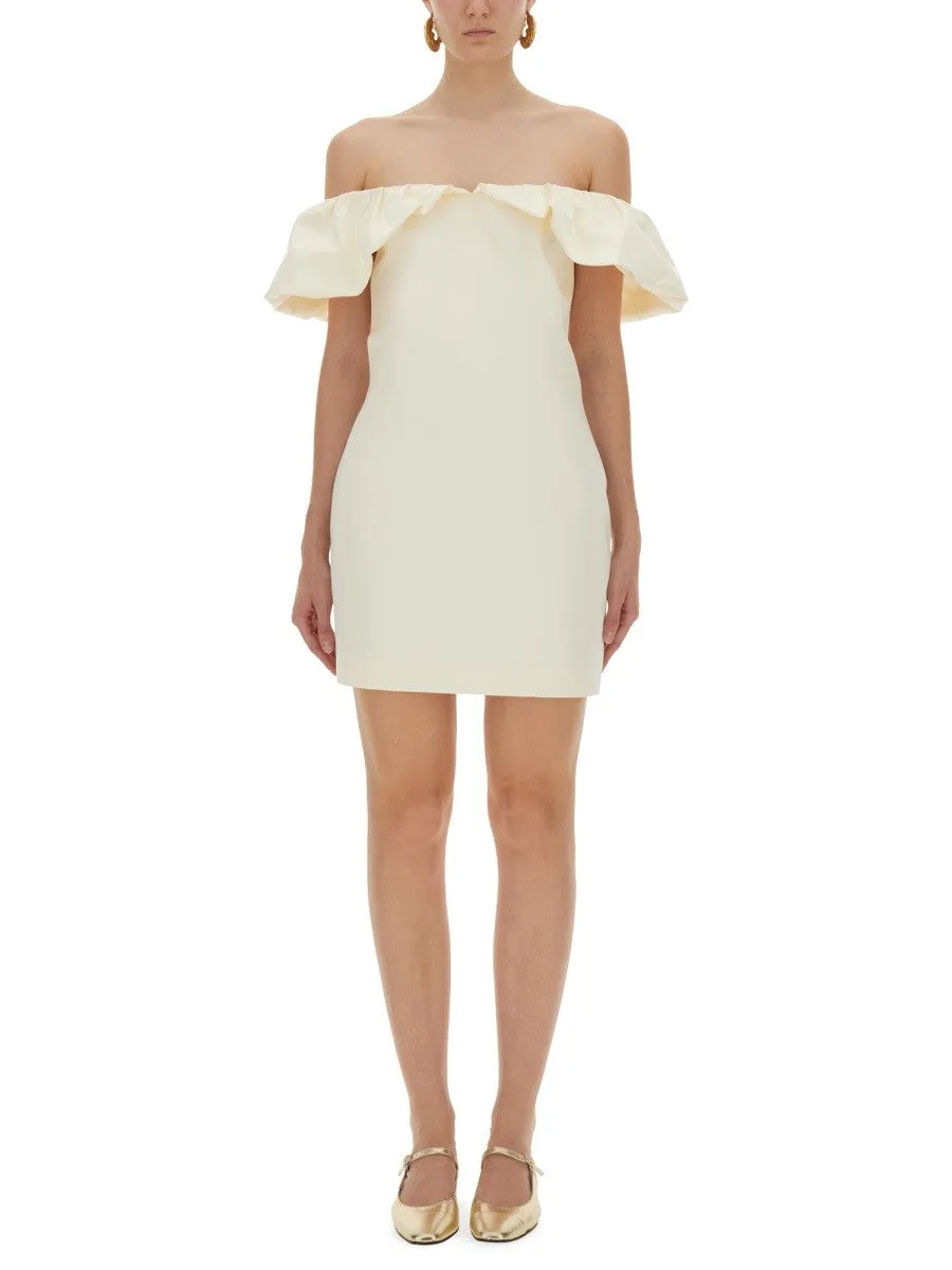 ROTATE BIRGER CHRISTENSEN MINI DRESS WITH BARE SHOULDERS sold by Siebentaschen