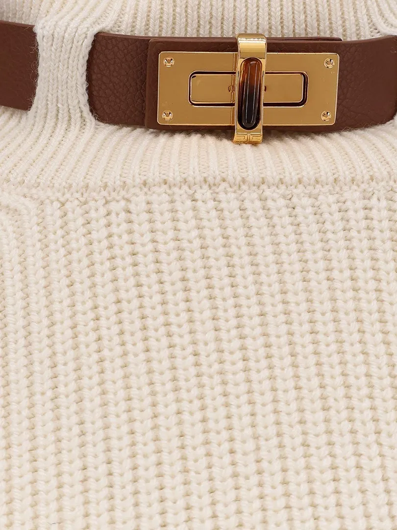 Elisabetta Franchi Wool blend sweater sold by Siebentaschen product image thumbnail 3