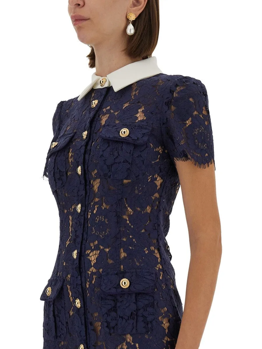 SELF-PORTRAIT LACE MIDI DRESS sold by Siebentaschen product image thumbnail 4