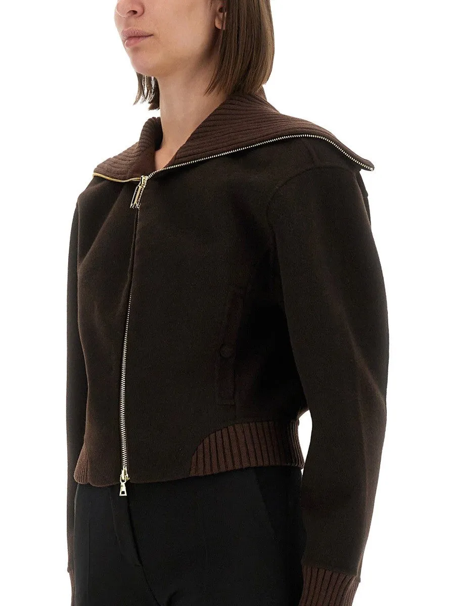 Victoria Beckham ZIPPERED WOOL JACKET sold by Siebentaschen product image thumbnail 4
