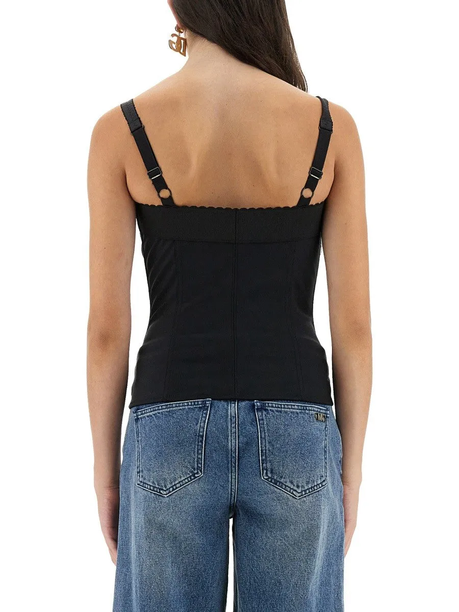 Dolce & Gabbana SATIN BUSTIER TOP sold by Siebentaschen product image thumbnail 3