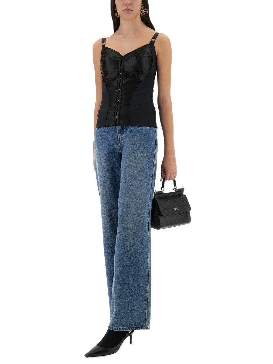 Dolce & Gabbana SATIN BUSTIER TOP sold by Siebentaschen product image thumbnail 2