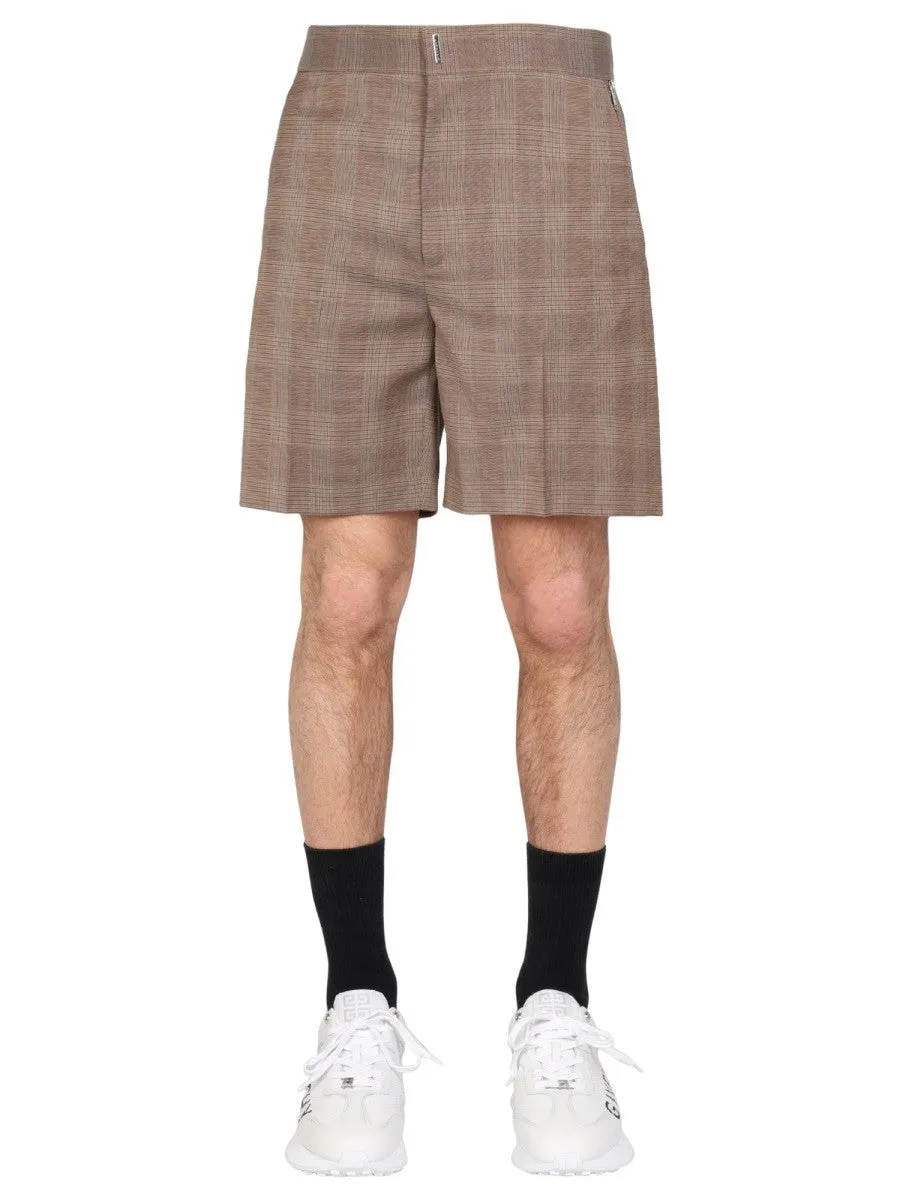 Givenchy PRINCE OF WALES PATTERN BERMUDA sold by Siebentaschen