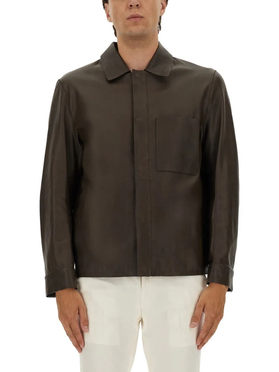 BOSS CAMEL LEATHER JACKET sold by Siebentaschen product image thumbnail 3