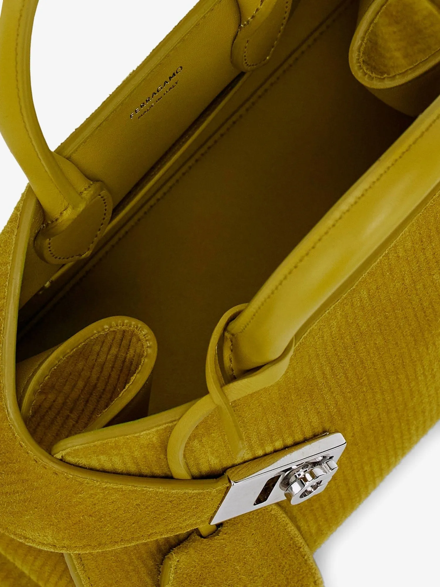 Ferragamo Hug Mini ribbed suede shoulder bag sold by Siebentaschen product image thumbnail 4