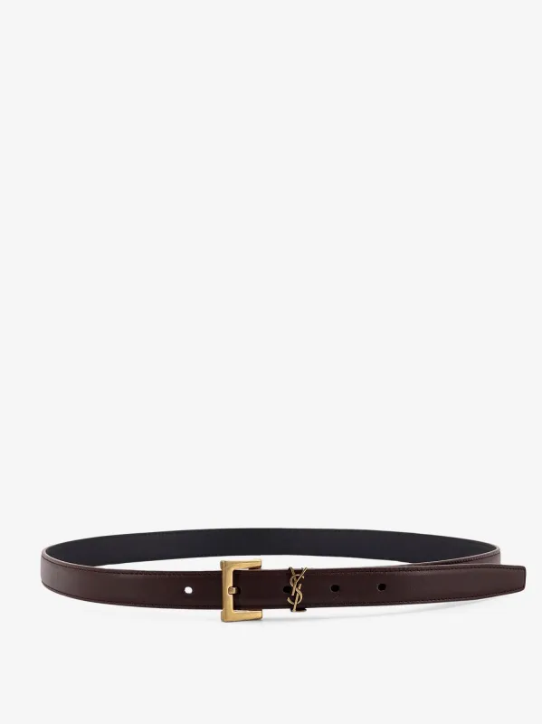 Saint Laurent LEATHER BELT sold by Siebentaschen