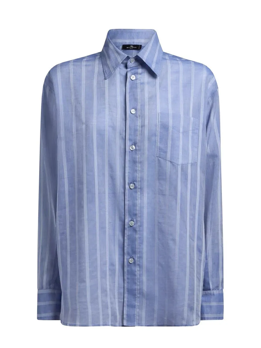 Etro STRIPED COTTON SHIRT sold by Siebentaschen