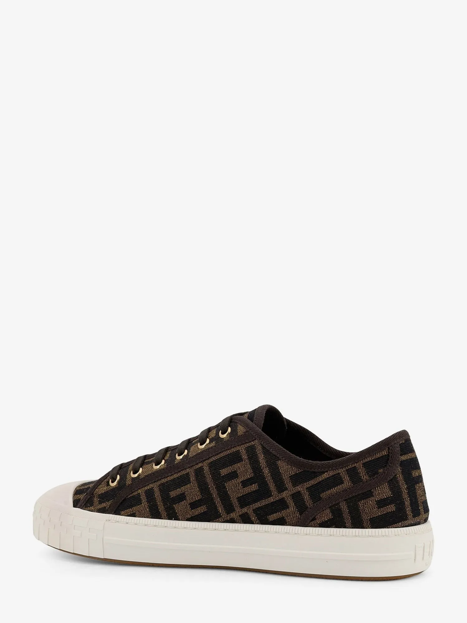 Fendi Fendi Domino FF jacquard fabric sneakers sold by Siebentaschen product image thumbnail 3