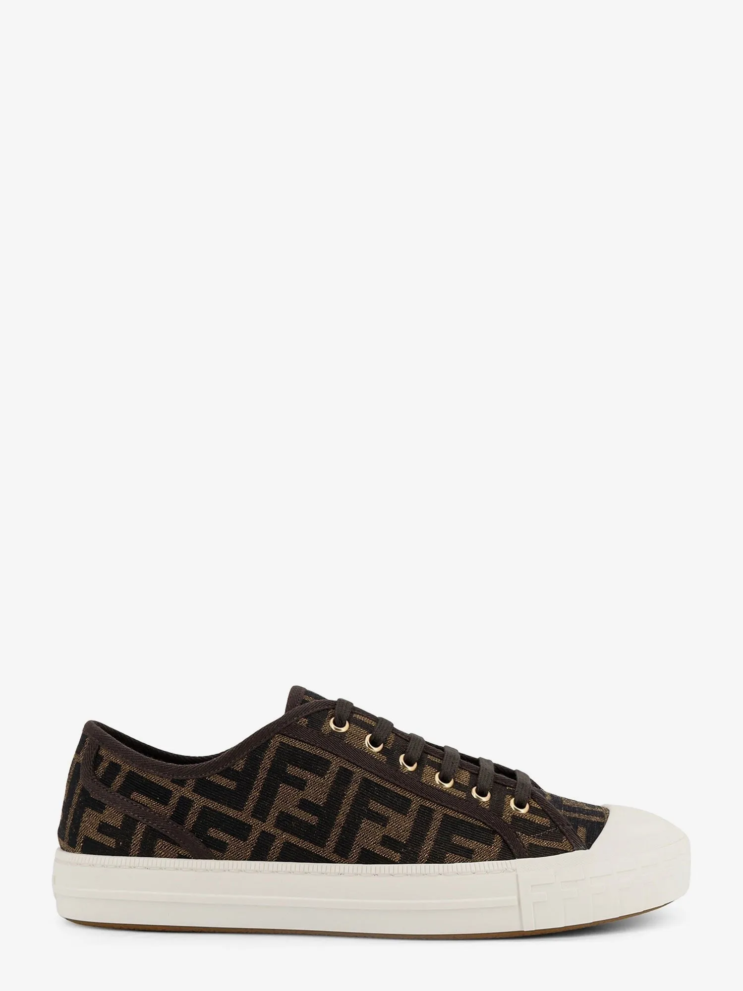 Fendi Fendi Domino FF jacquard fabric sneakers sold by Siebentaschen