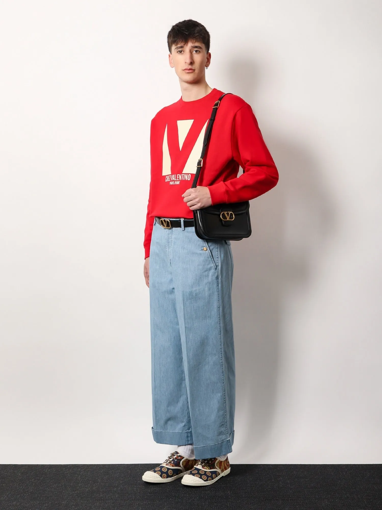 Valentino Garavani Valentino garavani 9to5 leather shoulder bag with vlogo signature closure sold by Siebentaschen product image thumbnail 2