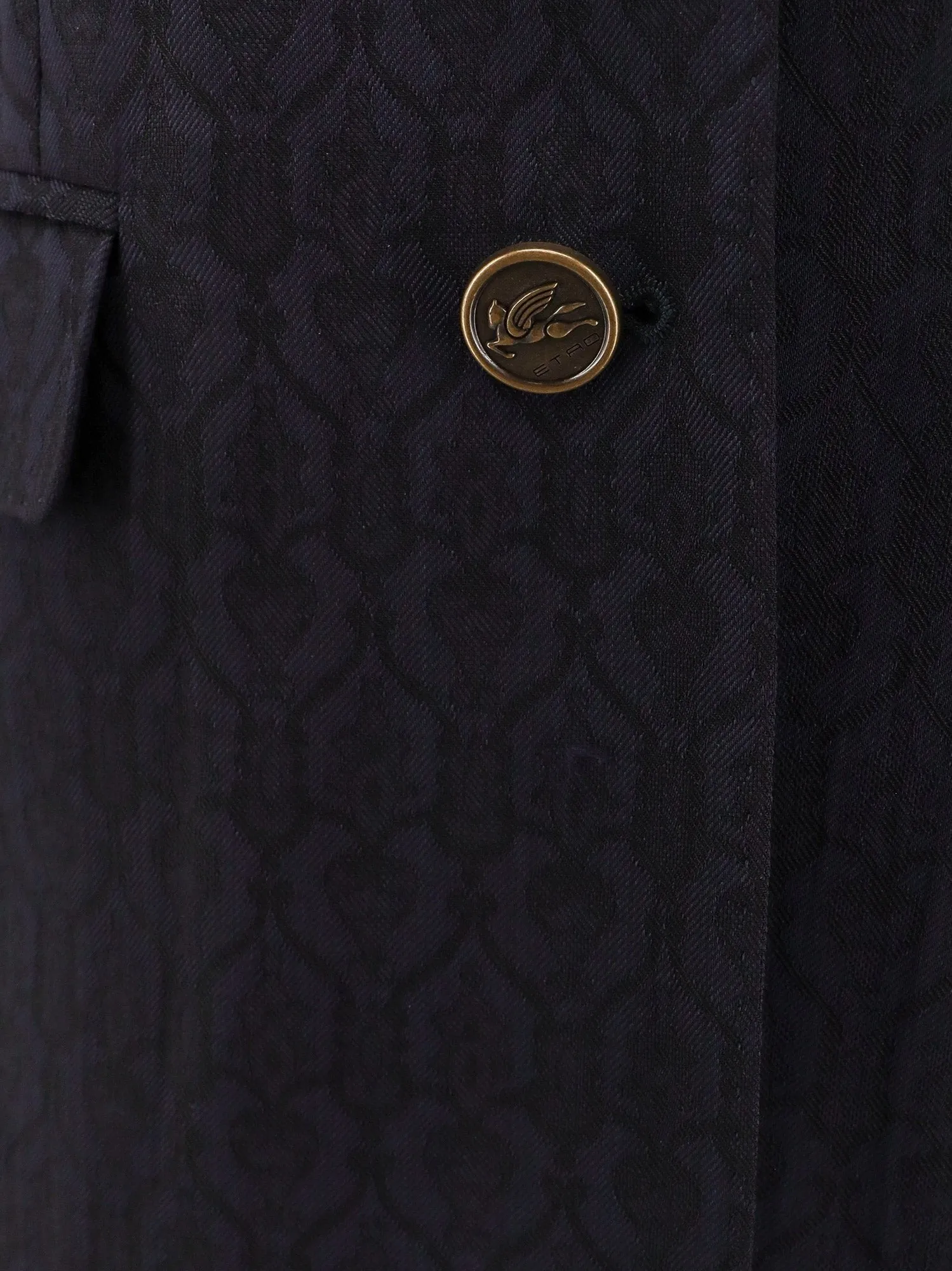 Etro Single-breasted wool blazer with iconic pattern sold by Siebentaschen product image thumbnail 3