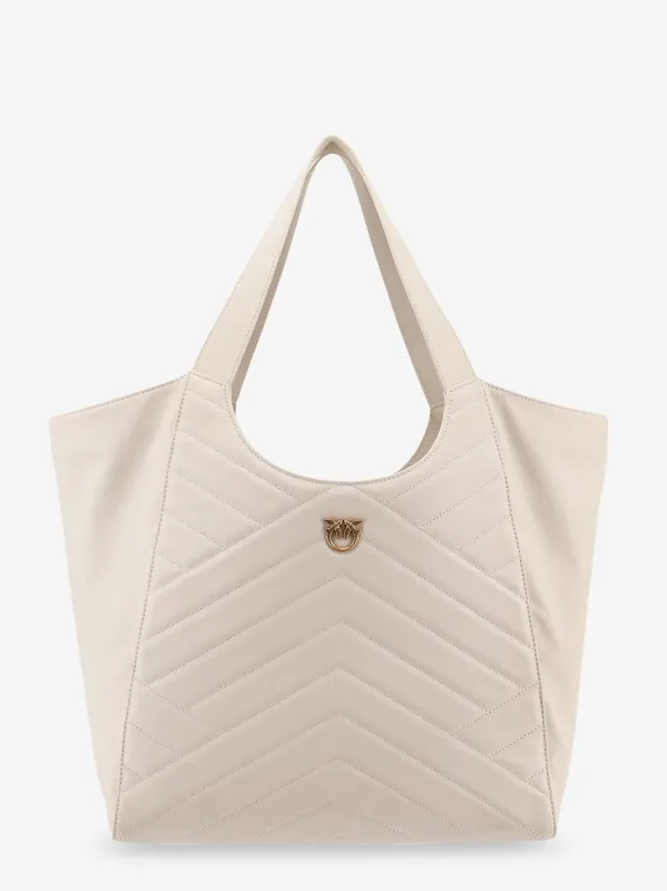 Pinko Quilted leather shoulder bag sold by Siebentaschen