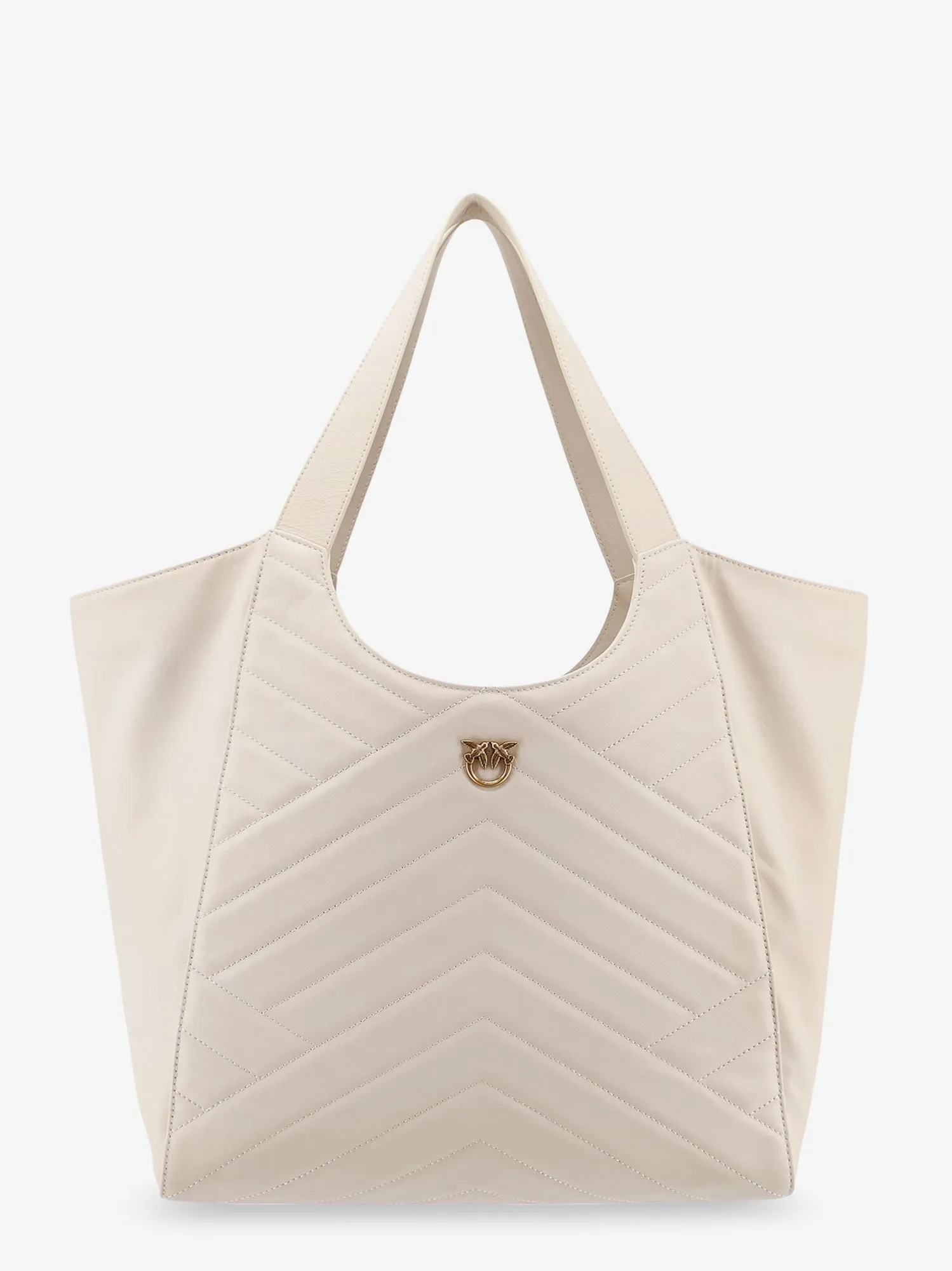 Pinko Quilted leather shoulder bag sold by Siebentaschen