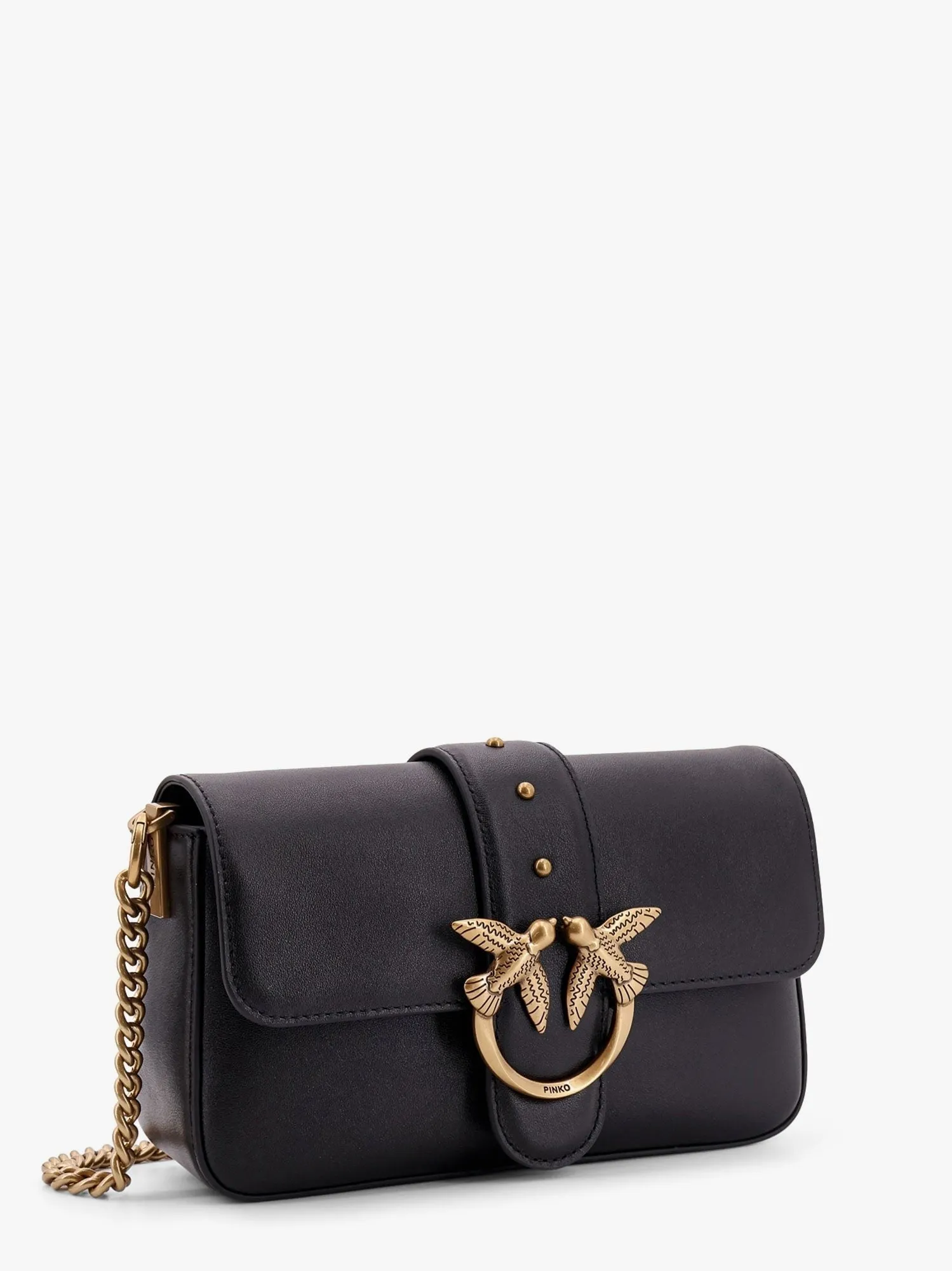 Pinko Love one mini leather shoulder bag sold by Siebentaschen product image thumbnail 3