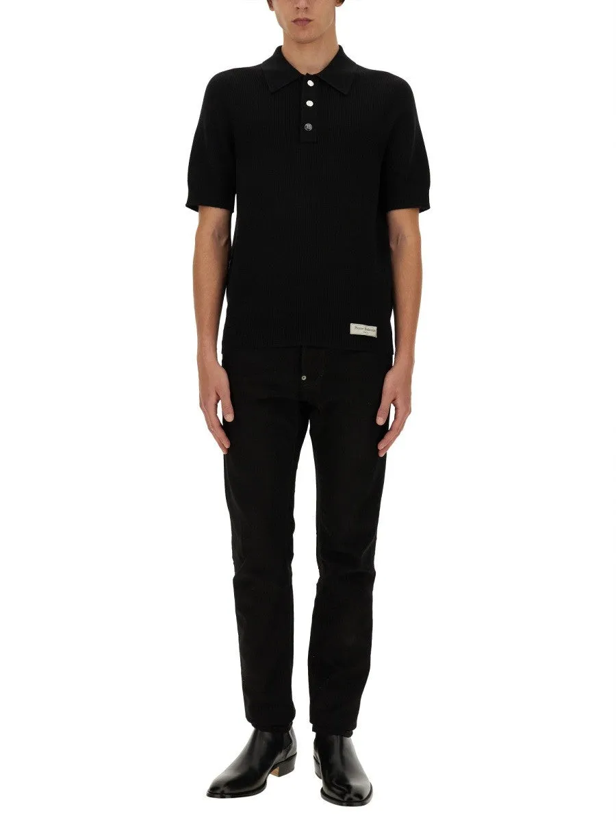 Balmain MERINO WOOL POLO SHIRT sold by Siebentaschen product image thumbnail 2