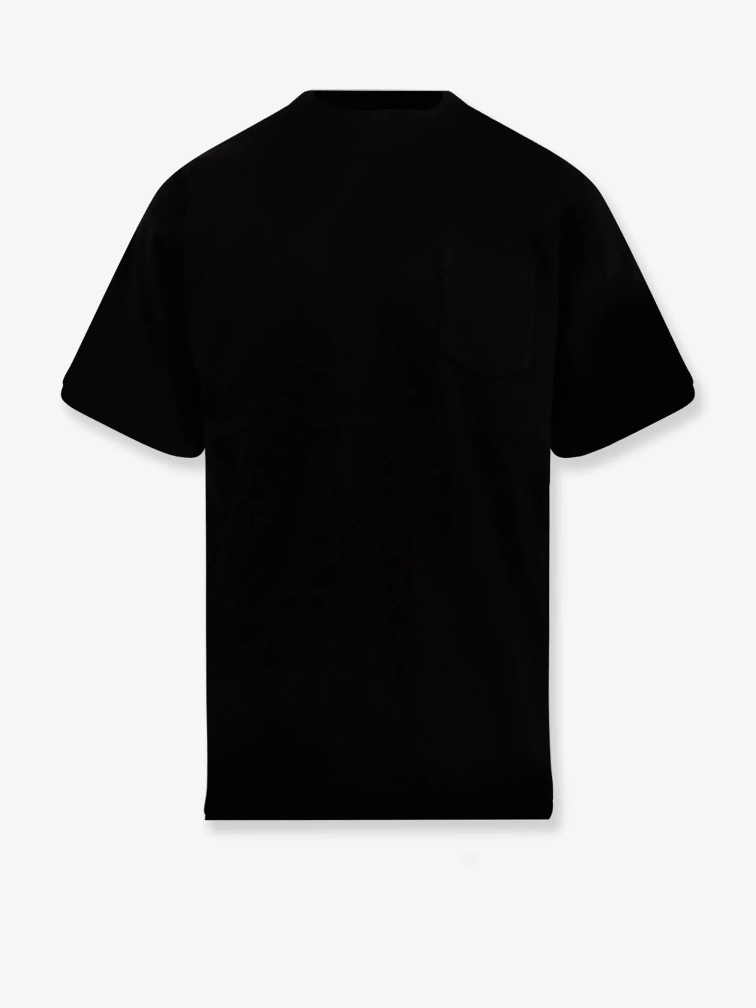 SACAI Cotton t-shirt with nylon inserts sold by Siebentaschen