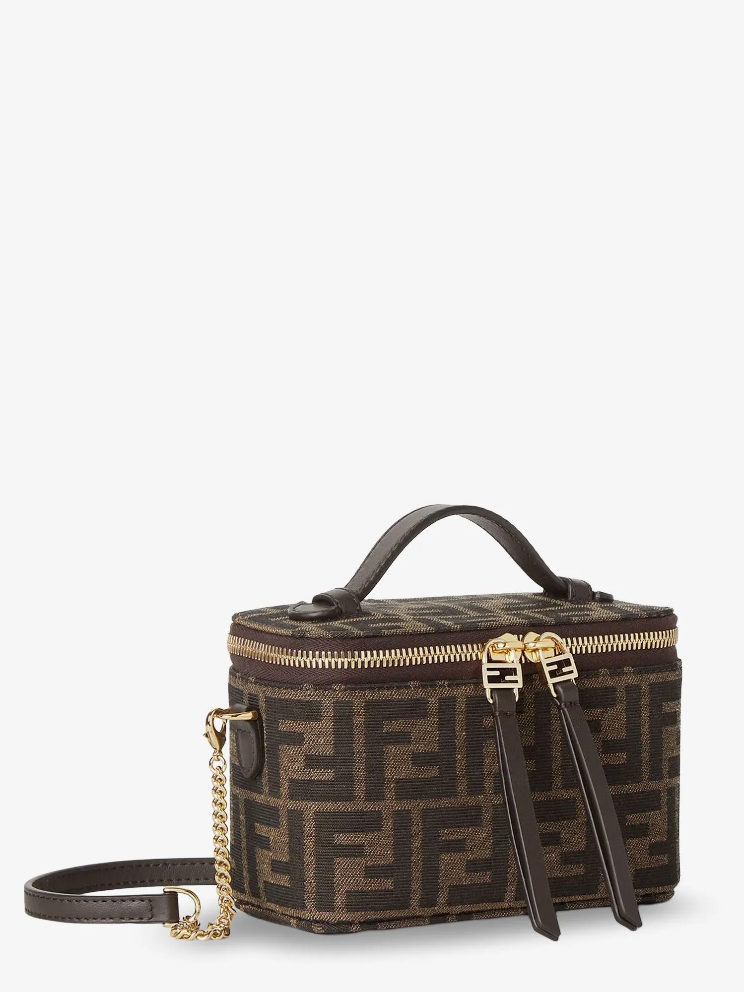 Fendi Vanity FF jacquard fabric shoulder bag sold by Siebentaschen product image thumbnail 3
