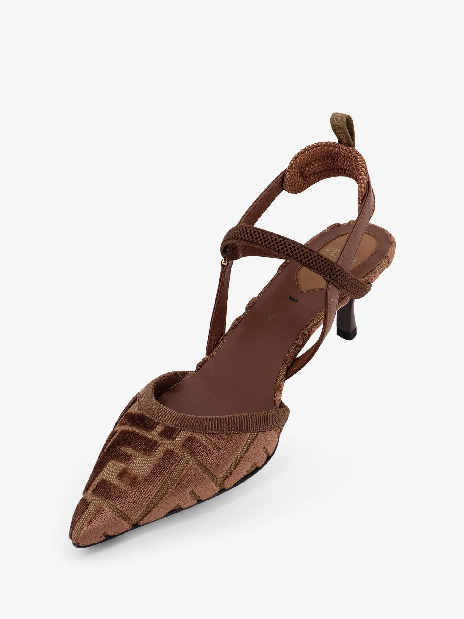 Fendi Colibrì Lite FF fabric slingback sold by Siebentaschen product image thumbnail 4
