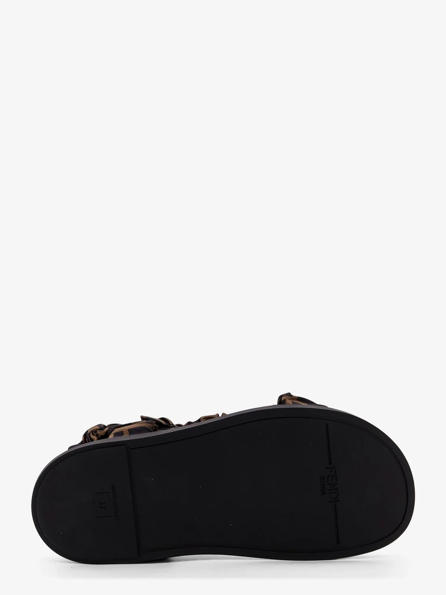 Fendi Feel elastic satin sandals with FF motif sold by Siebentaschen product image thumbnail 5