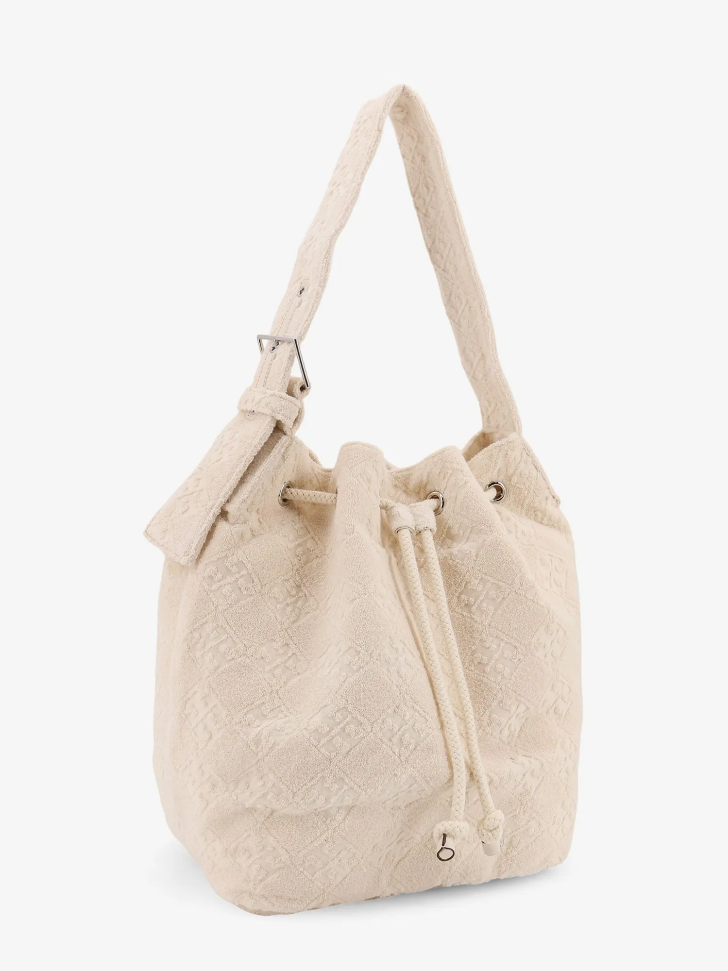 Tory Burch T Monogram Terry canvas bucket bag sold by Siebentaschen product image thumbnail 3