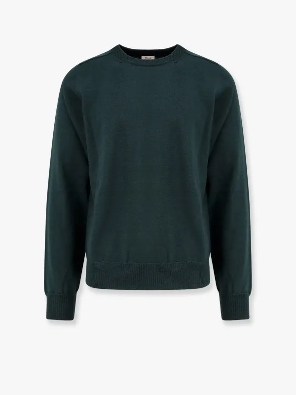 Celine Wool sweater with embroidered logo on the front sold by Siebentaschen