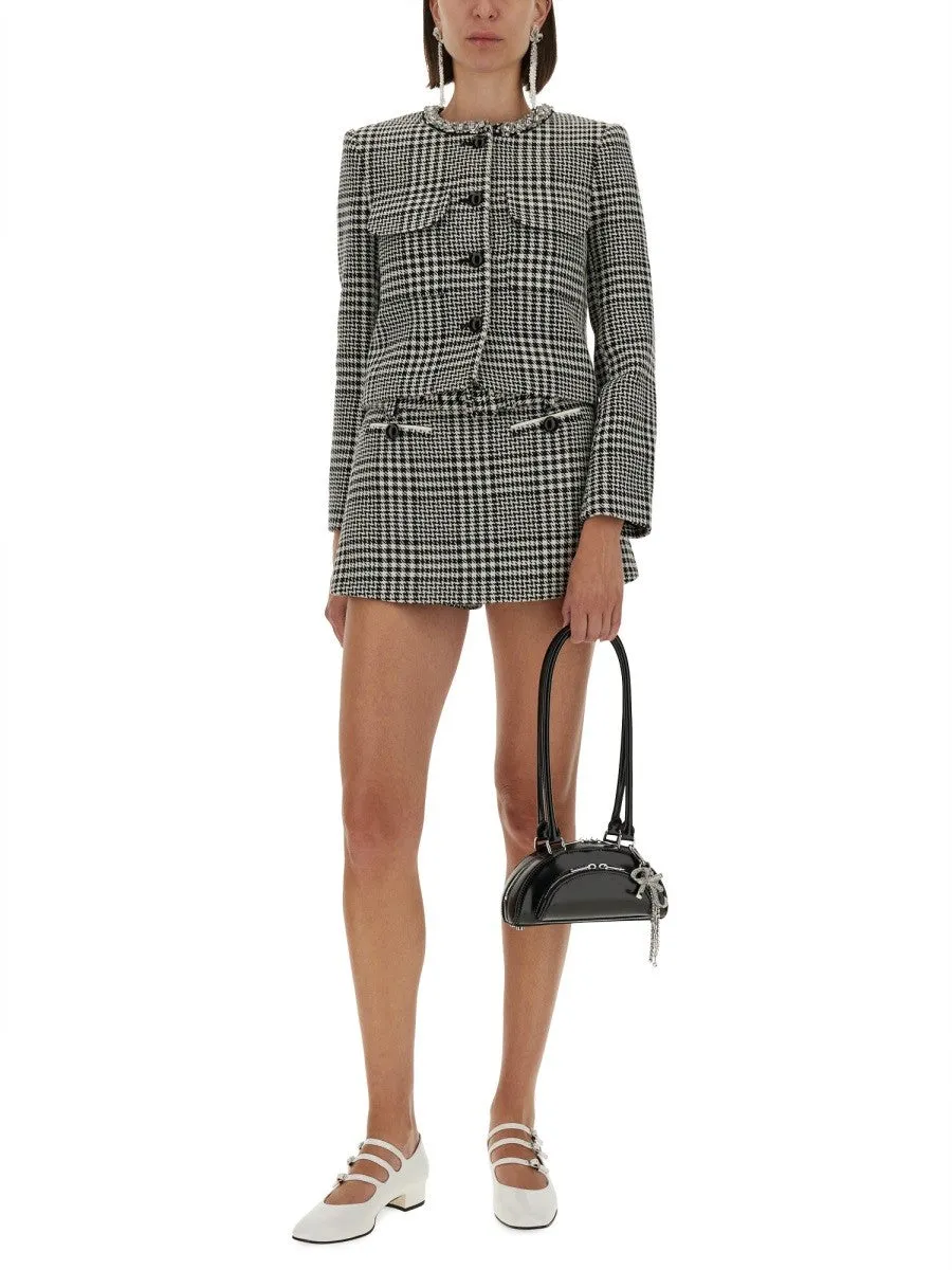 SELF-PORTRAIT HOUNDSTOOTH JACKET WITH CRYSTALS sold by Siebentaschen product image thumbnail 2