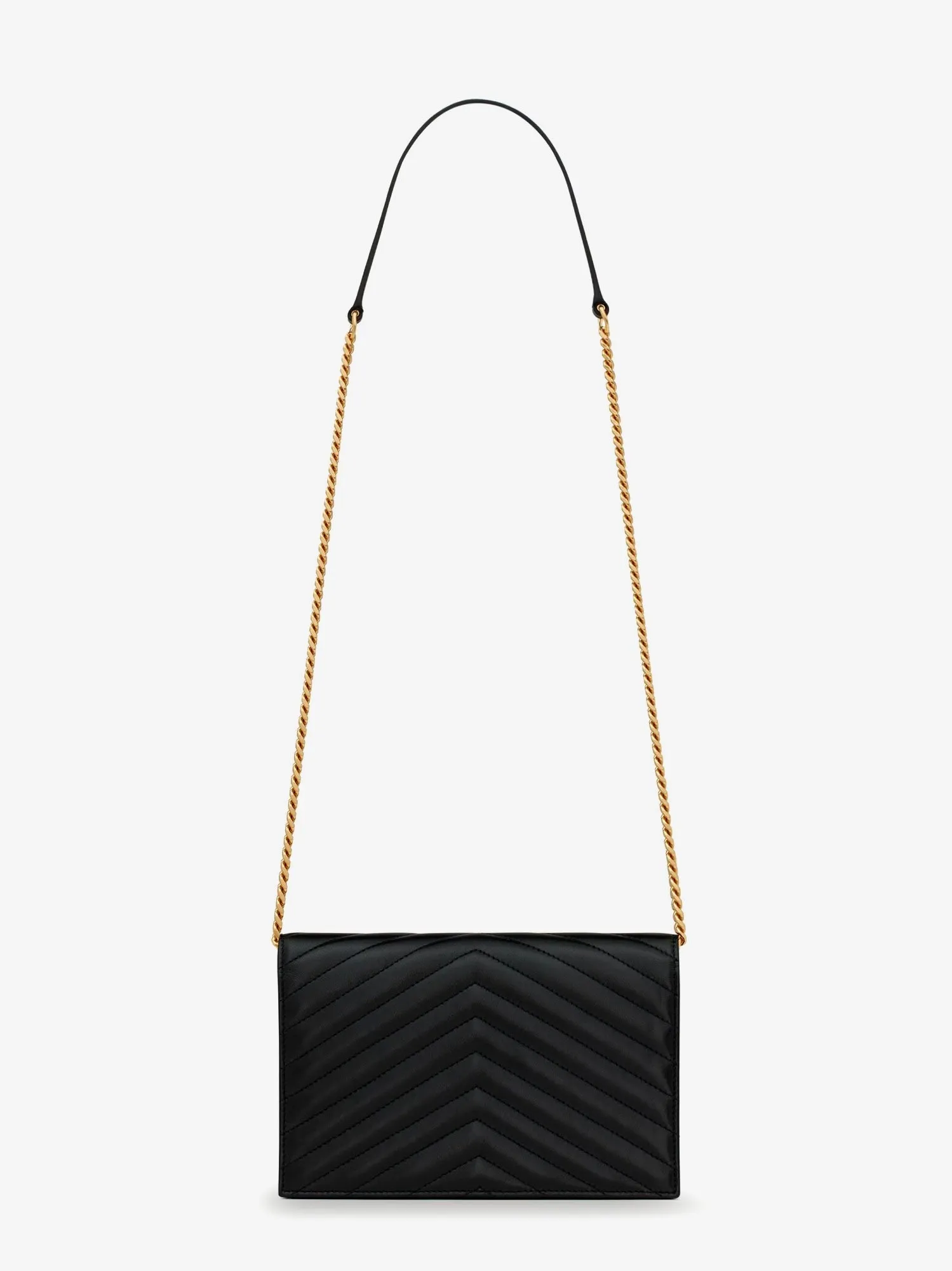Saint Laurent Envelope matelassé lather shoulder bag sold by Siebentaschen product image thumbnail 2