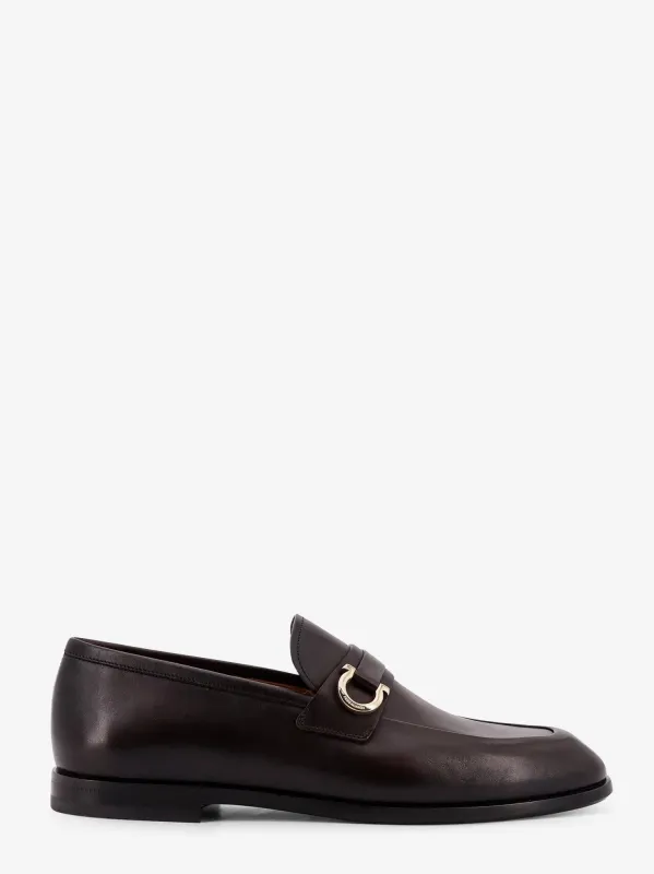 Ferragamo Florio leather loafers sold by Siebentaschen