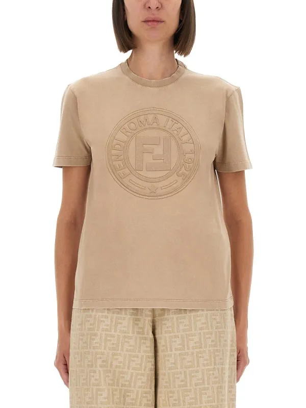 Fendi T-SHIRT WITH LOGO sold by Siebentaschen