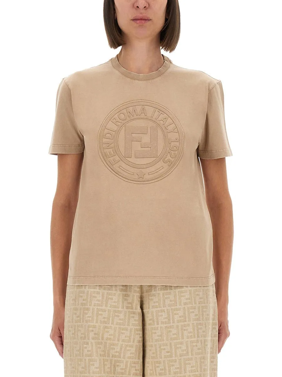 Fendi T-SHIRT WITH LOGO sold by Siebentaschen