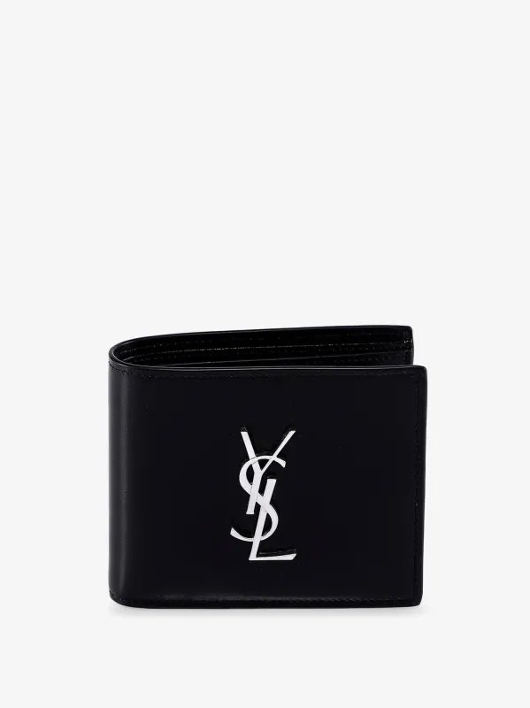 Saint Laurent Leather wallet sold by Siebentaschen