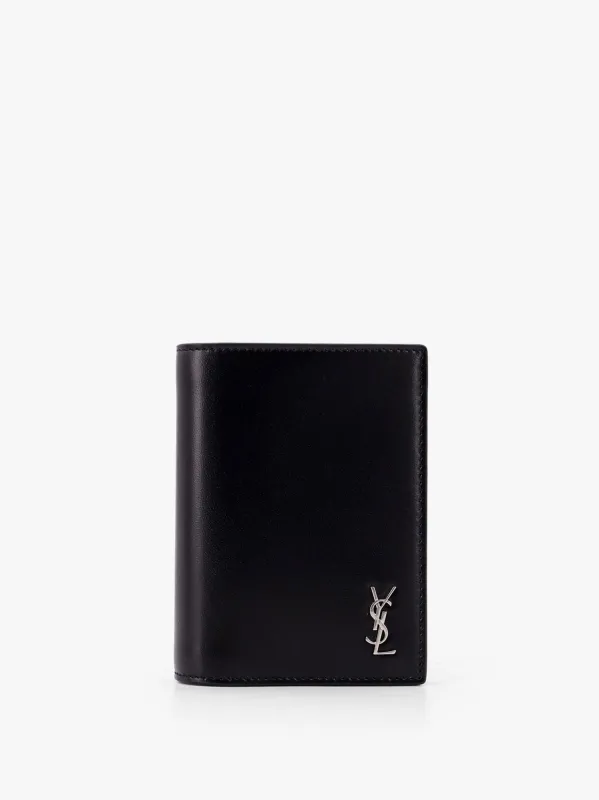 Saint Laurent Leather wallet sold by Siebentaschen