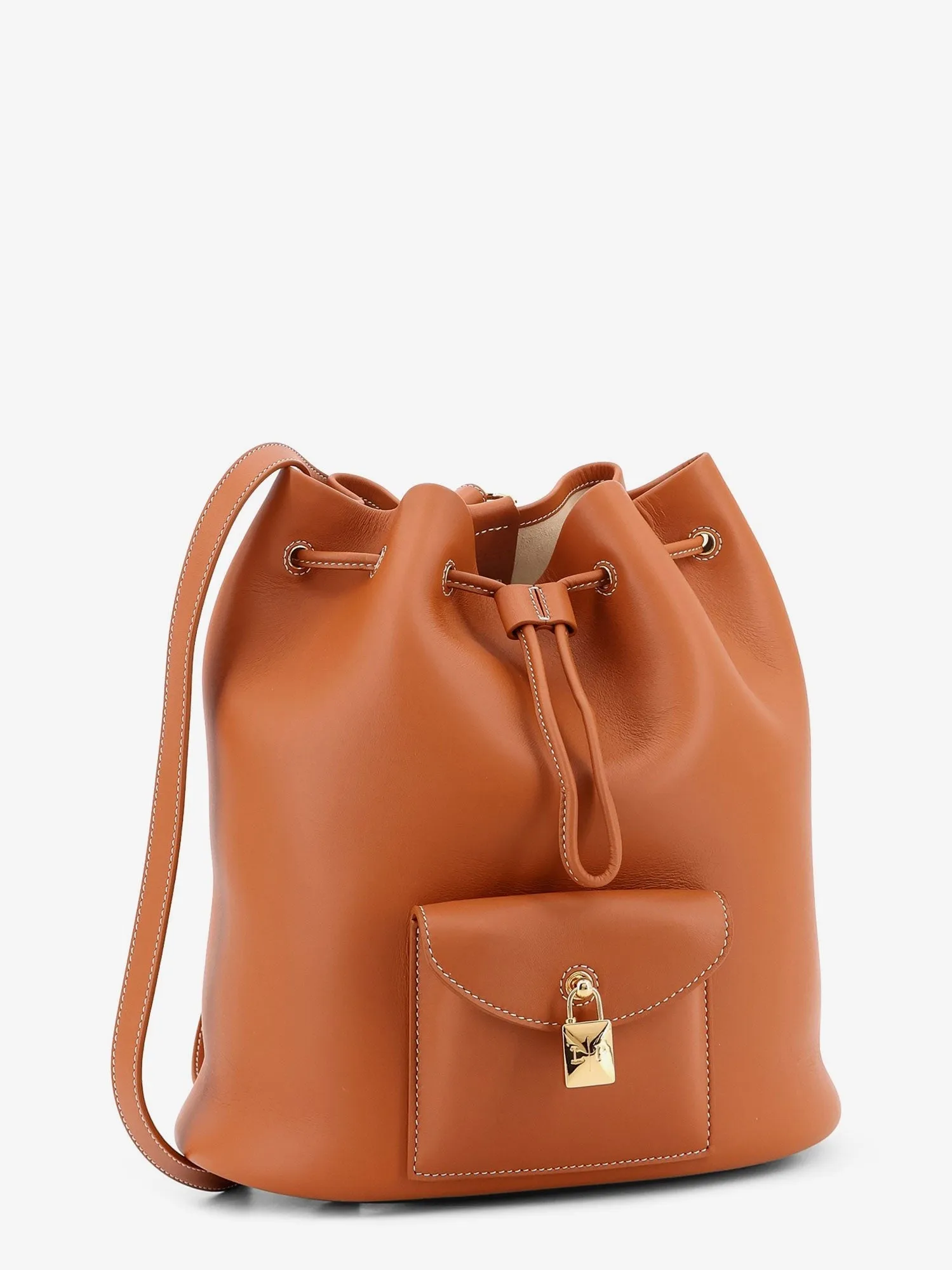 LORO PIANA Extra Drawstring L27 leather backpack sold by Siebentaschen product image thumbnail 3