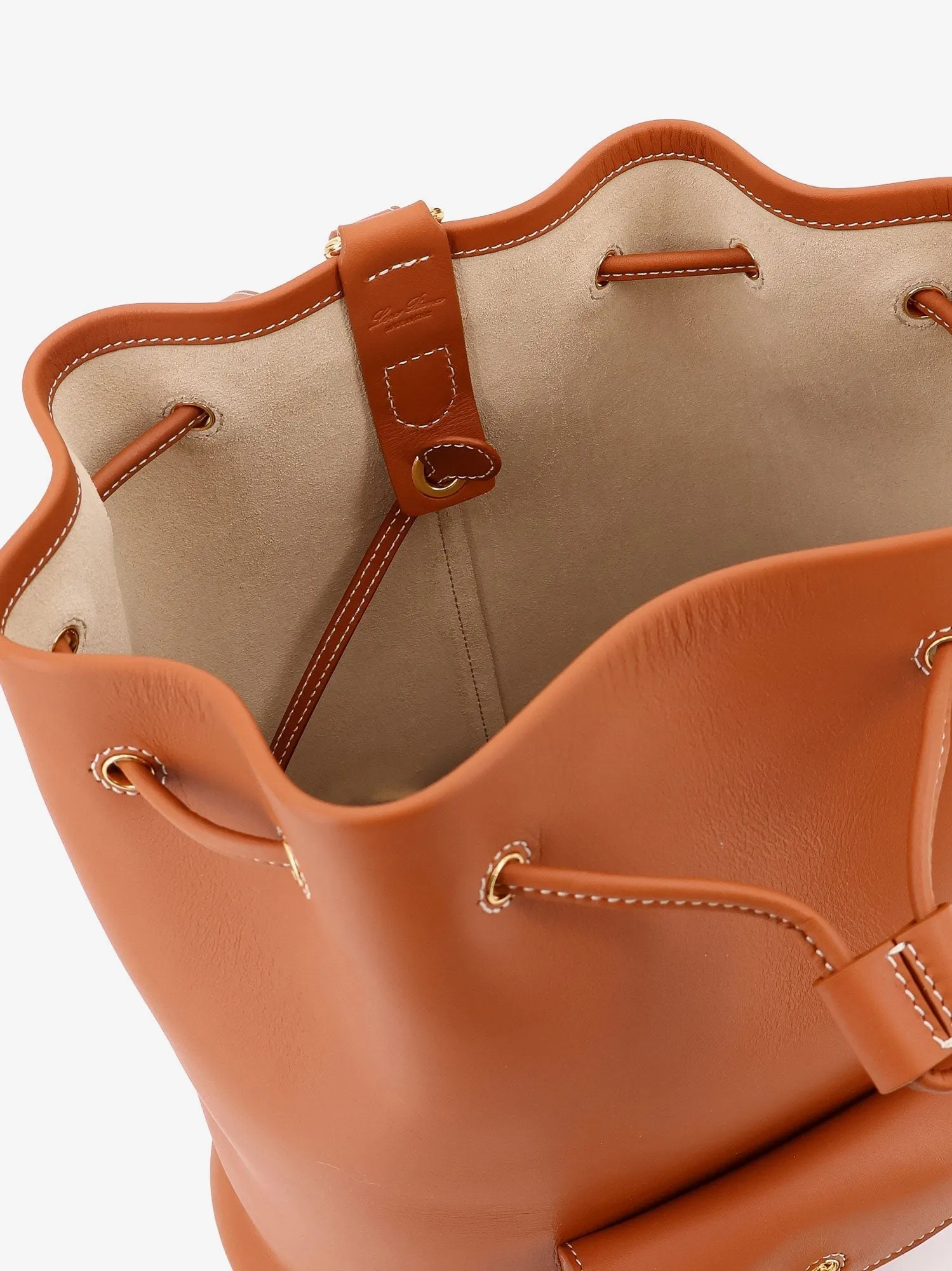 LORO PIANA Extra Drawstring L27 leather backpack sold by Siebentaschen product image thumbnail 4