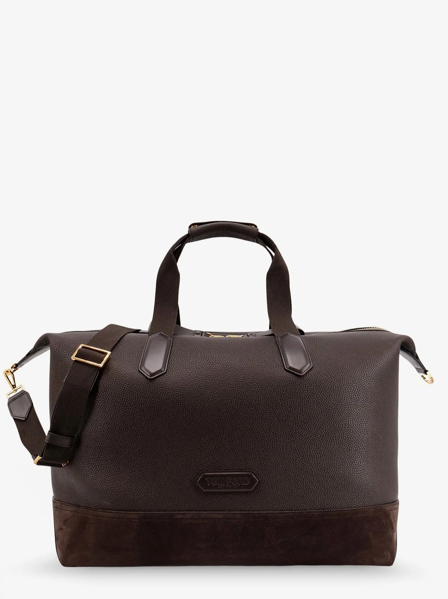 TOM FORD Leather travel bag with suede inserts sold by Siebentaschen