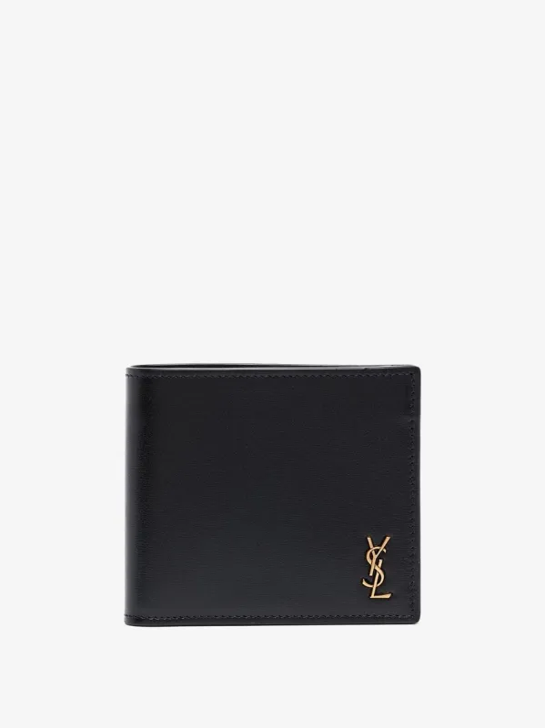 Saint Laurent Leather wallet sold by Siebentaschen
