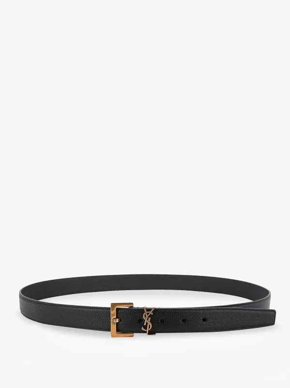 Saint Laurent Leather belt sold by Siebentaschen