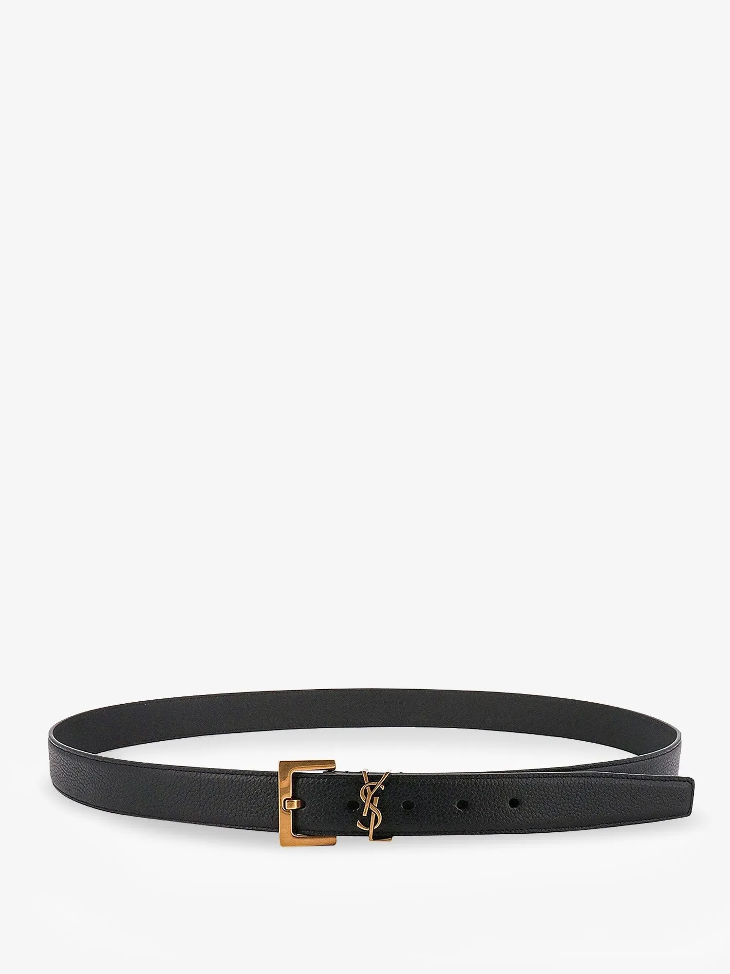 Saint Laurent Leather belt sold by Siebentaschen